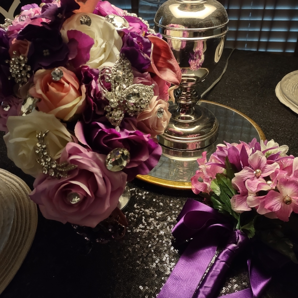 Bridal Bouquet And Throw Away Bouquet Gem